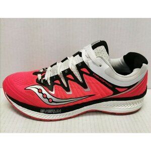 Saucony Women's Triumph Iso 4 Vizi Red/Black/White Running Shoes Size 8.5 Medium